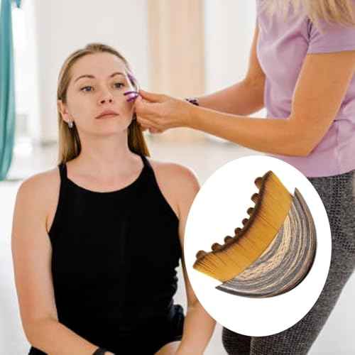 Lymphatic Contour Face Brush, Dry Brushing Face Brush, Lymphatic Drainage Massager for Face, Chin & Jawline Sculpting,Fits to The Skin to Relieve Fatigue (2PCS)