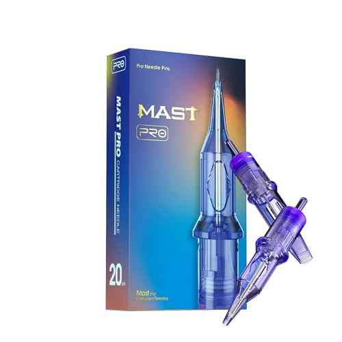 Mast Pro Tattoo Cartridges 1003RL 20Pcs Disposable Needles Bugpin #10 3 Round Liner Size