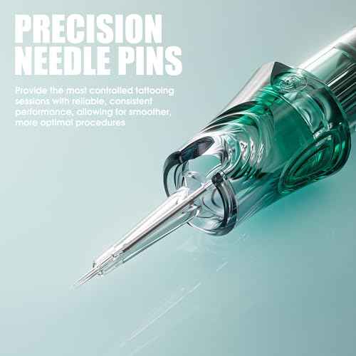 Dragonhawk Yue Magnum Tattoo Needles - 20Pcs 1207M Disposable Tattoo Cartridge Needles Color Packing Professional Tattoo Supplies for Rotary Pen Machine Gun