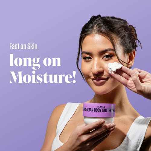 Nutrius Brazilian Body Butter Cream Botanical Bliss - Infused with Exquisite Botanicals for Luxurious Hydration and Nourishment - Unveiling Your Skin's Natural Radiance - 6 FL OZ