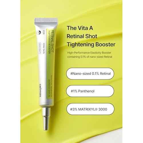 celimax The Vita A Retinal Shot Tightening Booster | Pore Minimizer, Wrinkles & Fine Lines, Firmer Skin, 15ml