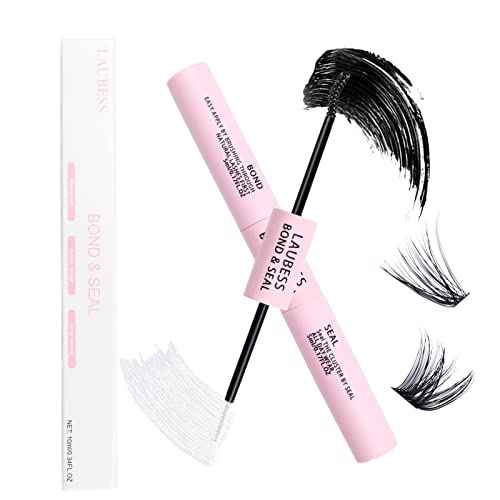 Lash Bond and Seal Mascara for Long Lasting Waterproof Eyelash Extensions - 5ml+5ml