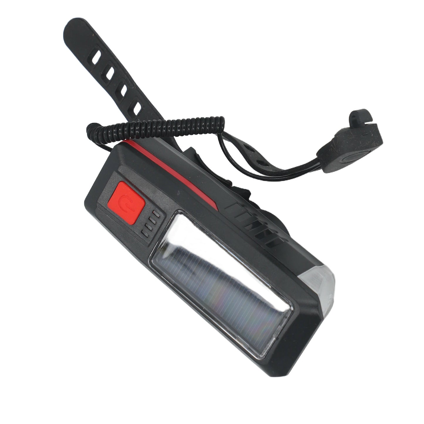 Solar Rechargeable Bike Light and Horn for Night Riding
