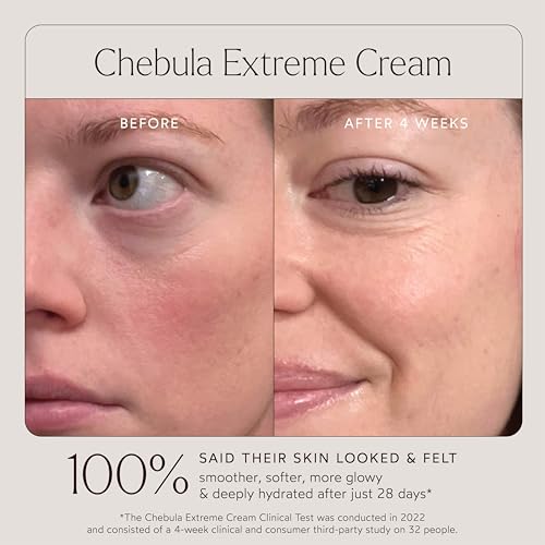 True Botanicals Chebula Extreme Cream | Anti-Aging Moisturizer w/Hyaluronic Acid | Treats Fine Lines & Wrinkles | Dry & Sensitive Skin | Dermatologist Tested, All Natural, Vegan | 1.7 oz | 50 ml