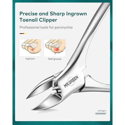 Manicure Set, Pedicure Sets, Nail Clipper Sets, Stainless Steel Professional Nail Cutter Kits with Travel Case (12 Count)