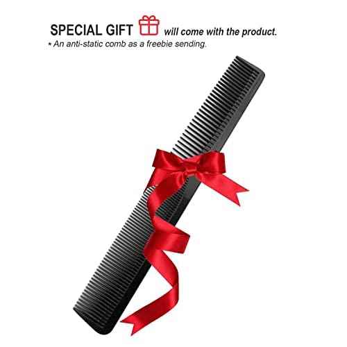 OMIRO Handheld Mirror, Extra Large Hand Mirror with Handle, Square, Black, 12.4" L x 9.1" W