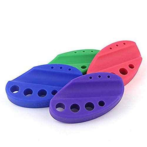 Pinkiou Tattoo Pen Eyebrow Tattoo Machine Holder Silicone Tattoo Pigment Ink Cotton Swabs Cup Holders Permanent Makeup Tattoo Supplies (Red)