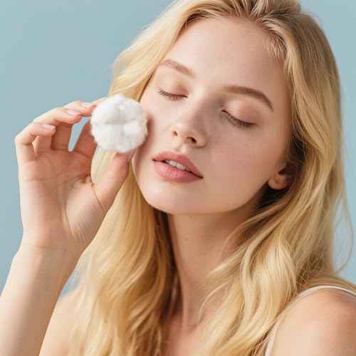 MAQIHAN 120 Count Cotton Balls Bulk - Medium Size Pure White Cotton Ball for Face Makeup Nail Polish Remover Pet Care DIY Craft Real Soft and Absorbent for Skincare and Ears Cleaning(Large Size)