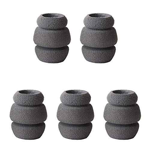 5 Pieces Tattoo Grip Wrap Foam Tattoo Grip Cover Tattoo Pen Cover Tattoo Machine Grip Handle Holder Cover Tattoo Tubes Grips Cover Tattoo Supplies(Grey, 41 mm)