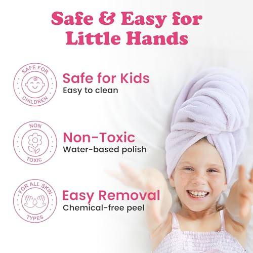 Kids Spa Day Kit for Girls, 42+ Piece Spa Toys with Waterfall Foot Spa, Nail Spa Kit, Pedicure and Manicure Accessories, Perfect Spa Kit for Girls Ages 6 7 8 9 10 11 12, Fun Birthday or Christmas Gift