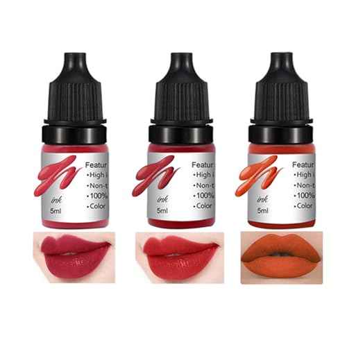 5ml Permanent Makeup Pigment Ink Eyebrow Lip Microblading Tattoo Ink Cosmetic Natural Microblading Color Pigment for Tattoo Machine (Orange)