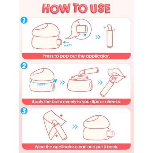 SHEGLAM Hydra Jelly Pocket Lip Jam Hydrating Nourishing Lip Gloss Moisturizing Lip Makeup-Guava Glow