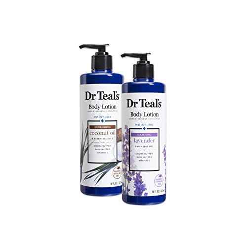Dr Teal's Body Lotion - Coconut and Lavender, 2 Count - 32oz Total