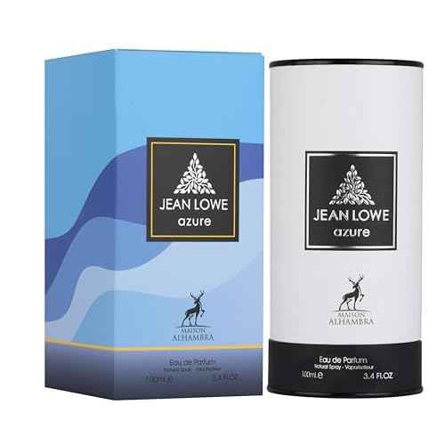 Maison Alhambra Jean Lowe Azure for Unisex Eau de Parfum Spray, 3.4 Ounce / 100 ml