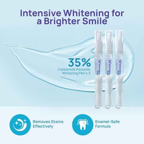 Whitebite Pro Teeth Whitening Kit for Sensitive Teeth ? Dual LED Light + 35% Carbamide Peroxide Gel + Remineralizing Gel | Dental-Grade Whitening at Home