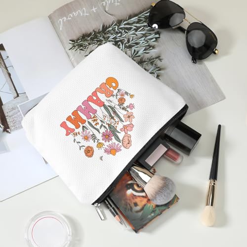 Grammy Gift Ideas Grandma Gifts Cosmetic Bag Gifts for Grandma Women Granny Gigi Makeup Bag Travel Organizer Grandmother Gifts Grammy Appreciation Gifts Mothers Day Retirement Grandma Birthday Gifts