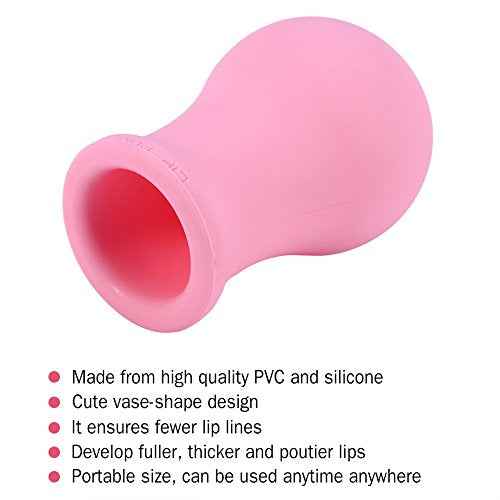 Silicone Lip Plumper, Vase-Shaped Lip Enhancer Quick Enhancement Beauty Tool