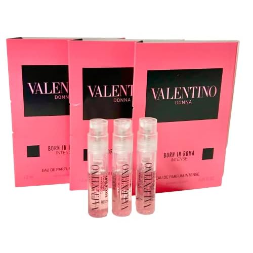 Valentino Born in Roma INTENSE EDP Sample WOMEN Spray Partially filled Mini SMALL Perfume SET OF 3