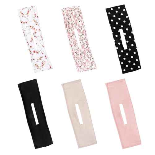 Deft Hair Bun maker - Cute Bun Hair Twister Set, Flexible Hair Donuts for Buns, Polka Dots Floral Pattern Lazy Curler, French Braiding for Women's Long, Thick or Thin Hair (Pink)