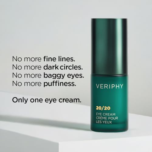 Veriphy 20/20 Eye Cream for Dark Circles and Puffiness | Vegan | Clean | Natural | Cruelty-free | Anti-Aging | Eye Cream for Wrinkles | Women in STEM