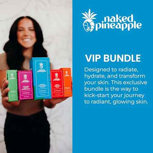 VIP Bundle - Gel Cleanser, Super Serum Facial Repair, Nourishing Cream, and Bronzing Elixir - Your Glow-Up Essentials