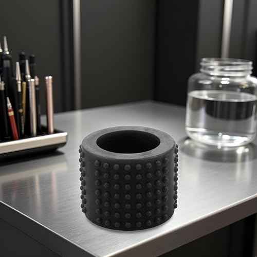 Black Tattoo Supply Food Grade Silicone Tattoo Grip Cover Dia 25xH30mm for Grip Pen Accessories Supply Supplies£¨3.7cm*3cm£©