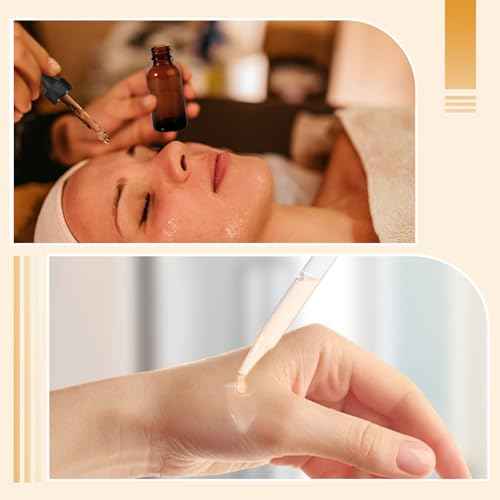 Dropper Bottle,2 oz 4 Pack Glass Droppers Bottle for Oils Eye Dropper Small Travel Oil Amber Dropper with 1 Funnel & 6 Labels - Essential Oils Bottles Tincture Bottles With Dropper Leakproof