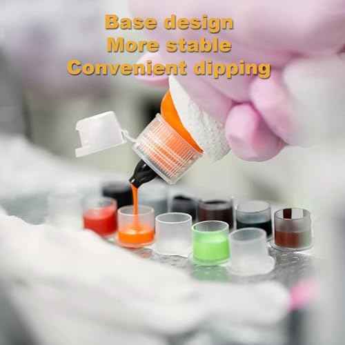 Tattoo Ink Caps - Jconly 1000Pcs Tattoo Ink Cups Pigment Caps With Base Sizes 11mm Disposable Tattoo Caps Tattoo Supplies (1000PCS Small #11)¡¦