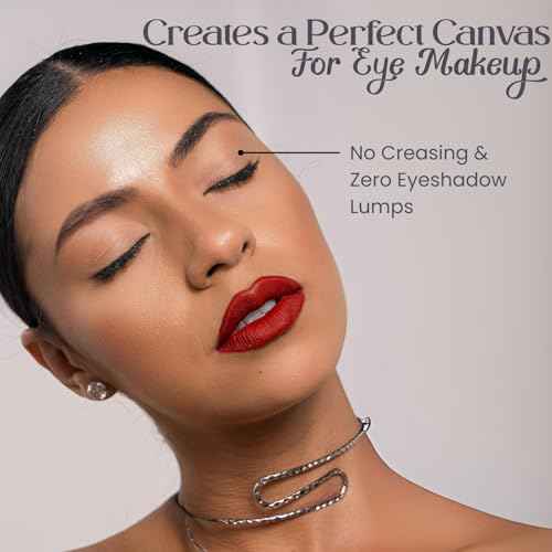 M2U NYC Hydrating Eye Primer ? Preps Eyelids for Intense Eyeshadow Colors, Long-Lasting, Crease-Free Wear, Smudge-Proof, Lightweight Eye Shadow Primer - Non-Greasy Gripping Formula for Wrinkle-Filling