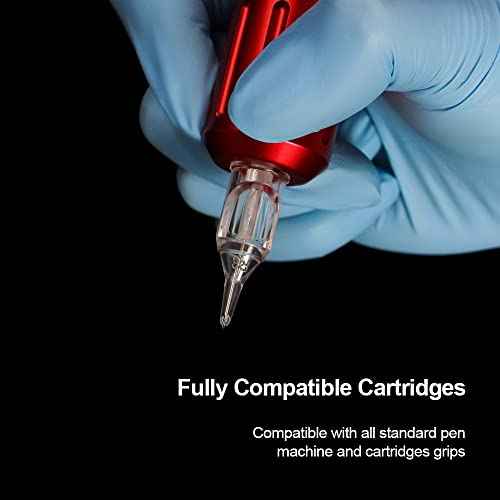 Tattoo Cartridge Needles - Yuelong 20PCS New Disposable Tattoo Needle Cartridge 5 Round Shader for Tattoo Machine Kit Tattoo Supplies (1205RS)