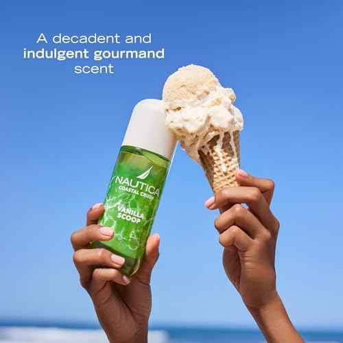 Nautica Vanilla Scoop, a Decadent Gourmand Hair & Body Mist for Women, Notes of Pistachio, Cherry Blossom, and Vanilla, Long Lasting, 8.0 fl oz