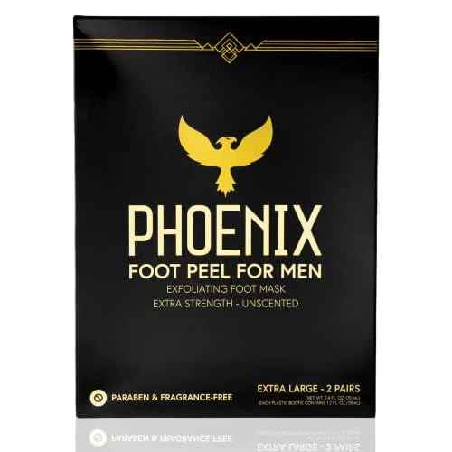(Pack of 2) for Men - Extra Large - Extra Strength - Exfoliating Dry Feet Treatment - Callus Remover - Unscented - Paraben and Fragrance Free