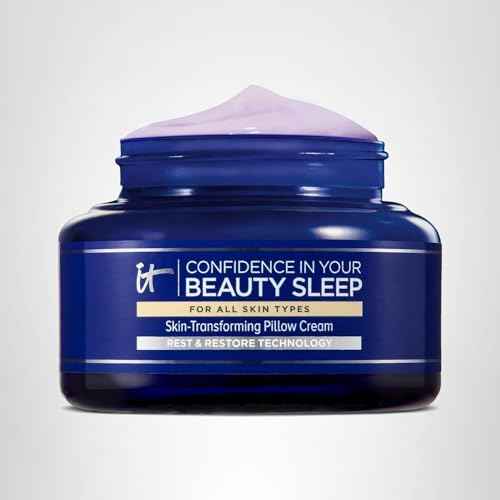IT Cosmetics Confidence in Your Beauty Sleep - Anti-Aging Night Cream - Visibly Improves Fine Lines, Wrinkles, Dryness, Dullness & Loss of Firmness - With Hyaluronic Acid - 4.06 fl oz