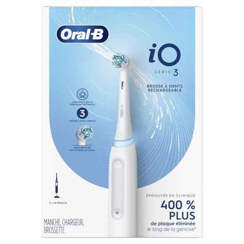 Oral-B iO Series 3 Electric Toothbrush with (1) Brush Head, Rechargeable, White