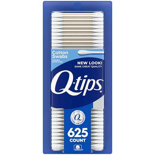 Q-tips Cotton Swabs, Original, For Home, First Aid and Beauty, 100% Cotton, 625 Count