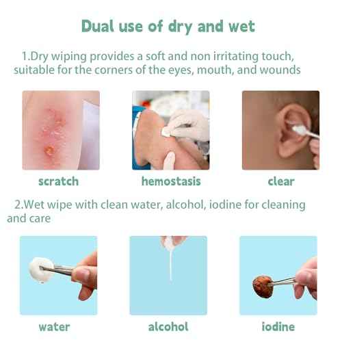 Medical Cotton Balls - Sterile Cotton Ball for Medical Use, 100% Cotton Sterile (3balls/Pack; 20pack/Box)