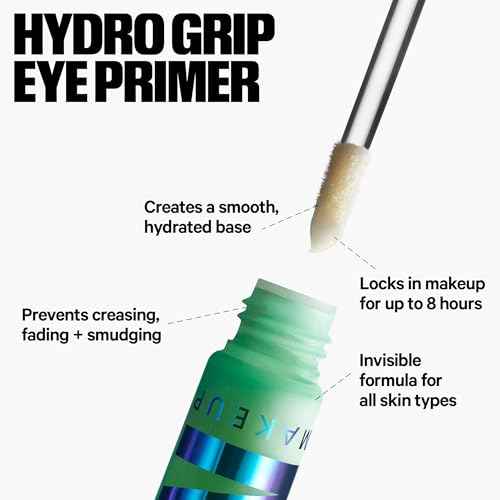 Milk Makeup Hydro Grip Eye Primer with Hyaluronic Acid ? Clear Primer for Eyeshadow + Undereye Concealer ? Grips Makeup, Hydrates + Smooths Skin for Crease-Free, Long-Lasting Wear ? 0.29 oz
