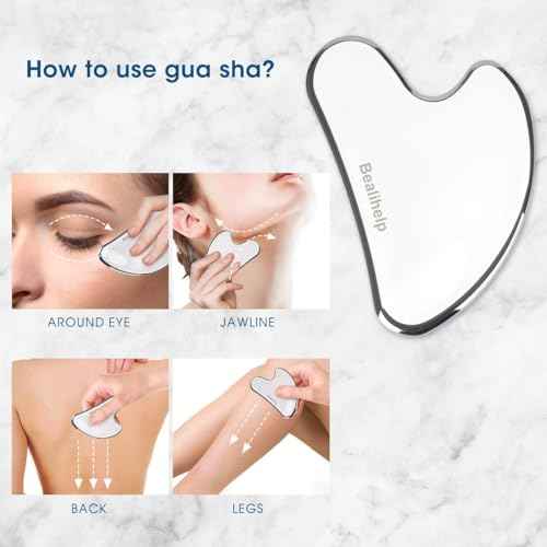 Face Roller and Gua Sha, Stainless Steel Facial Roller and Guasha Tool for Face, Skin Care Roller for Wrinkles and Lifting, Improve Puffiness, Metal Face Massager for Eyes, Neck Tighten