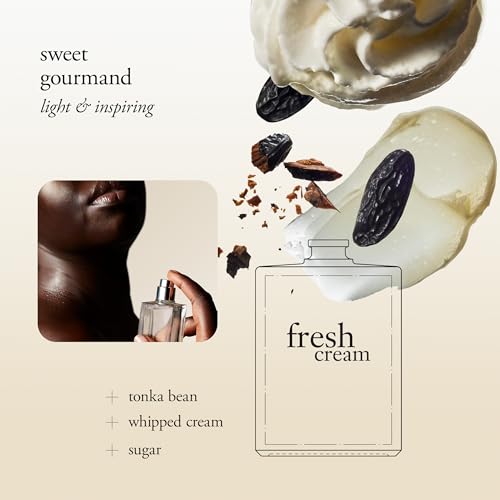 philosophy fresh cream eau de toilette - sweet & captivating women's perfume - with notes of vanilla, heliotrope & tonka bean - long lasting fragrance