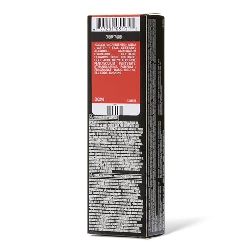 L'Oreal Technique HiColor Red HiLights - Intense Red Highlights for Dark Hair, No Pre-Lightening, Rich No-Drip Creme, Easy Application