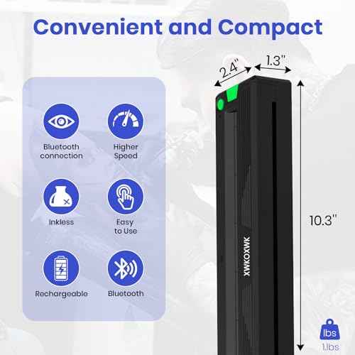 2026 New Tattoo Stencil Printer Machine with Tattoo Transfer Paper,for Tattoo Beginners&Artists,Portable Thermal Inkless Wireless Printer,Compatible with Phone/Pc&Pad
