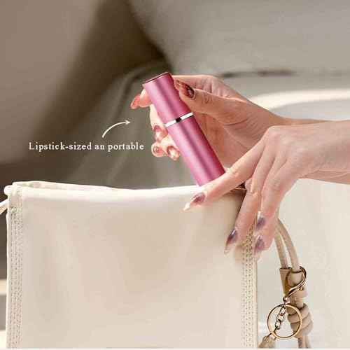 Portable Mini Refillable Atomizer Bottle Atomizer Travel Size Perfume Spray Bottles 6 Pcs Pack of 5ml (5ml-Perfume Atomizer-6p)