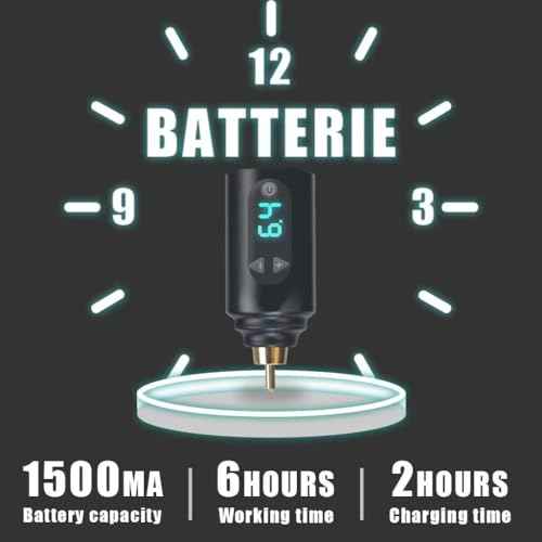 POSEIDON Tattoo Gun Kit - Wireless Tattoo Pen Kit Tattoo Kit with 2Pcs Tattoo Battery and 20 Pcs Tattoo Cartridge Needles, Complete Tattoo Machine kit Tattoo Supplies for Beginners