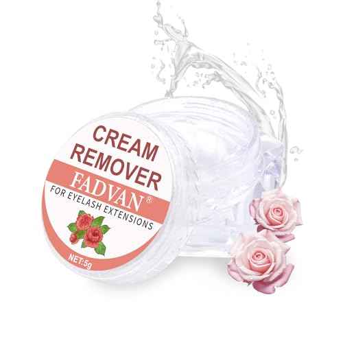 FADVAN Lash Remover Gel 5g - Professional Eyelash Extension Remover, Gentle & Quick Eyelash Glue Remover, Low Irritation for Sensitive Skin, Travel Friendly