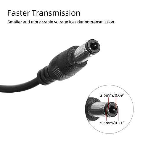 ATOMUS Tattoo Voltage Regulator DC Interface Tattoo Power Supply 3-12V Adjustable Tattoo Machine Power Supply with Knob