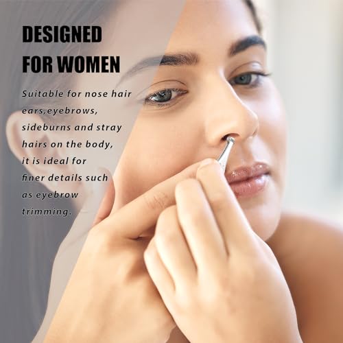 LePinko Nose Hair Trimmer For Men, Nasal Hair Tweezers For Women, Small Scissors For Hair Grooming
