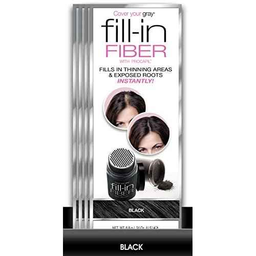 Cover Your Gray Pro Fill-In Fibers with Procapil - Black