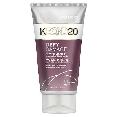 Joico Defy Damage KBOND20 Power Masque | For Stronger, Hydrated Hair | Color-Safe | Rebuild & Protect Bonds | Paraben-Free | Animal-Test Free Formula | 5.1 Fl Oz