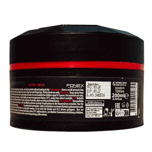 Gummy Ultra Hold Hair Styling Wax 200ml - 6.76 Fl Oz (Pack of 1) Ultra Hold