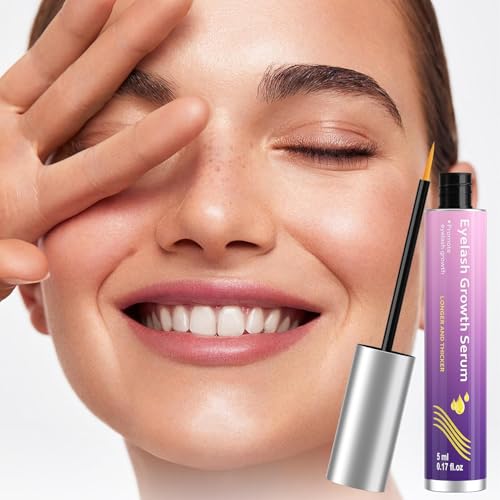 Eyelash Growth Serum, Premium Lash Serum Promotes Longer, Thicker£¨Gold£©